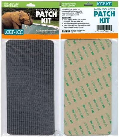 Loop-Loc Safety Cover Patch Kit - Gray Mesh