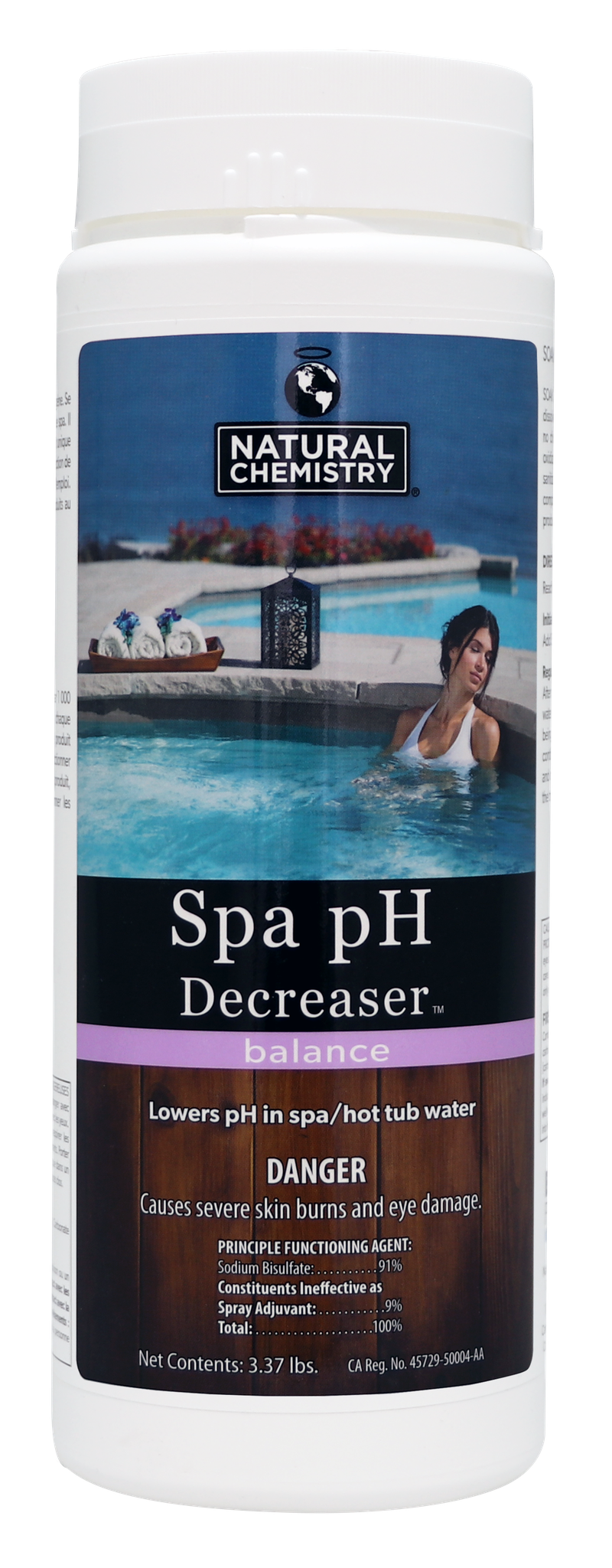 3.37 LB Natural Chemistry Spa pH Decreaser Balance For Hot Tubs & Spas 04203