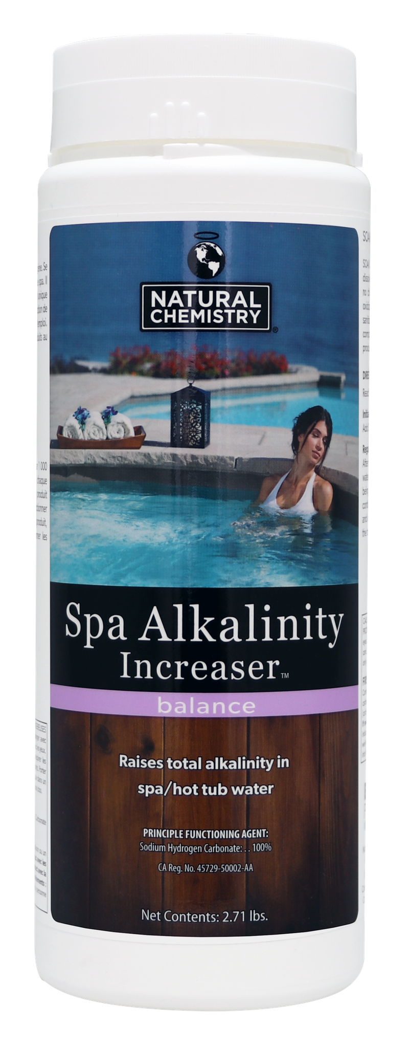 2.71 LB Natural Chemistry Spa Alkalinity Increaser Balance For Hot Tubs & Spas 04204