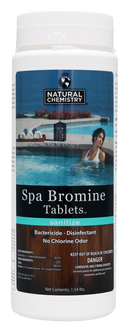1.54 LB Natural Chemistry Spa Bromine Tablets Sanitize For Hot Tubs & Spas 04209