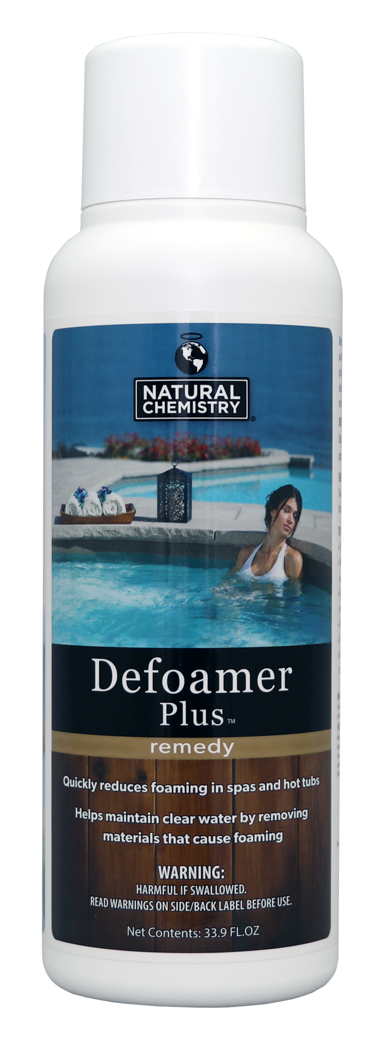 33.9 oz Natural Chemistry Defoamer Plus Remedy For Hot Tubs & Spas 04212