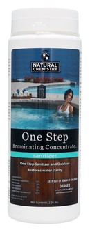 2.05 LB Natural Chemistry One-Step Brominating Concentrate Sanitizer For Hot Tubs & Spas 04214