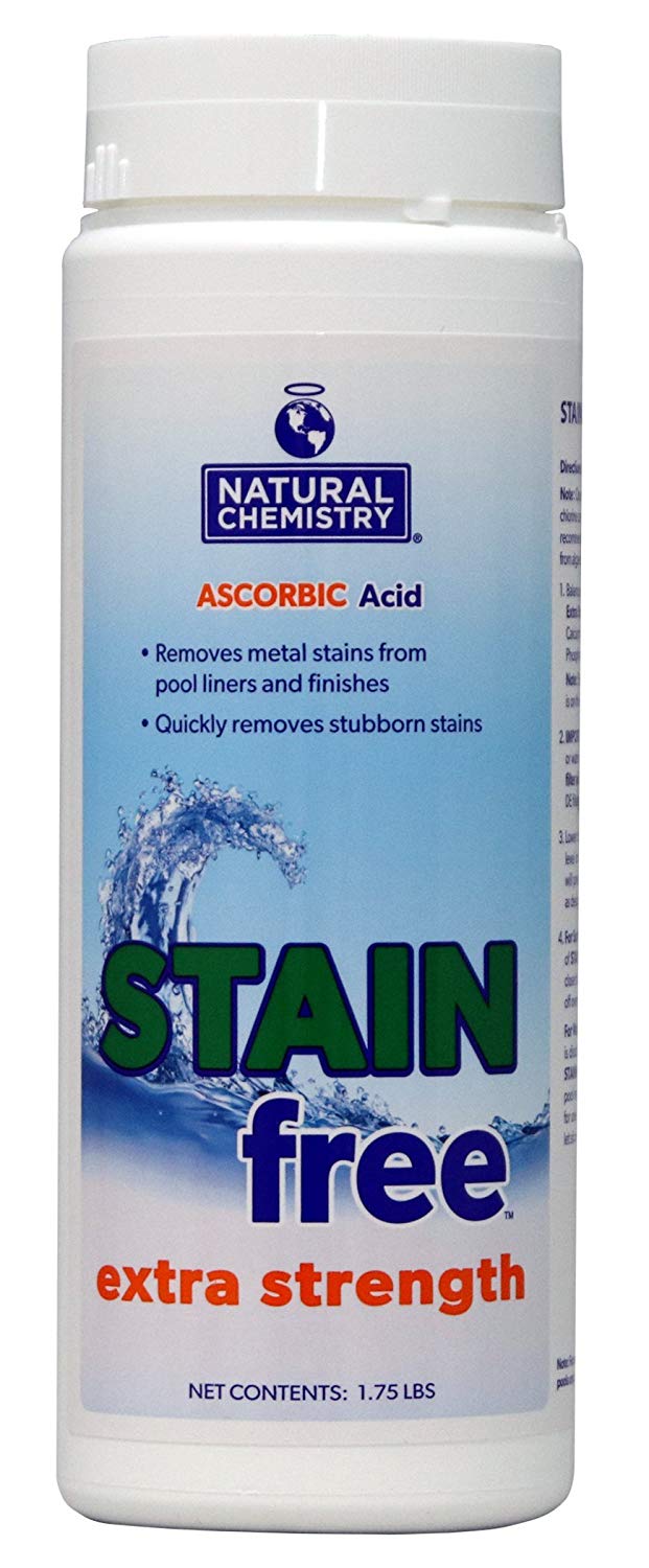 1.75 LB Natural Chemistry Stain Free Extra Strength For Pools Ascorbic Acid 07395