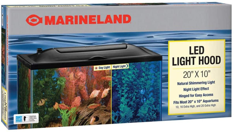 Marineland LED Light Hood for Aquariums & Fish Tanks Sized 20'' by 10'' - MFG