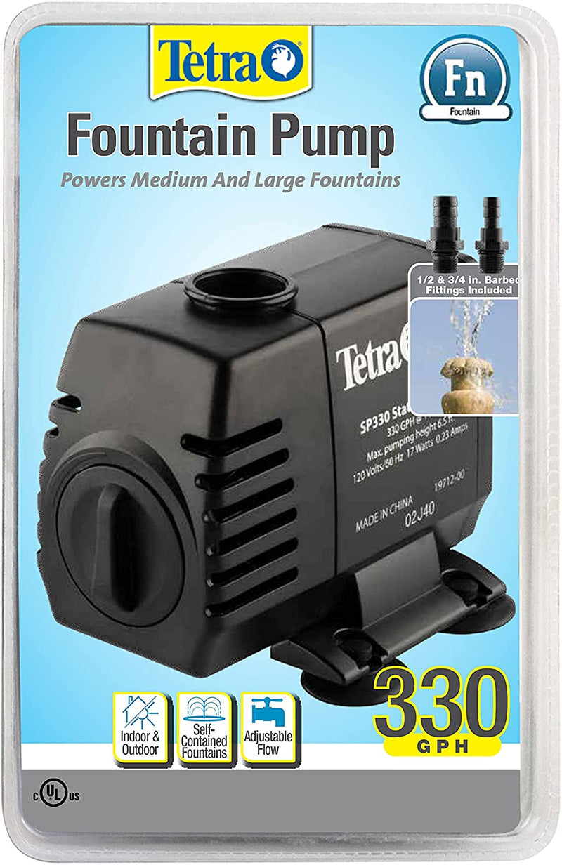 Tetra Fountain Pump 330 GPH For Medium to Large Fountains - MFG