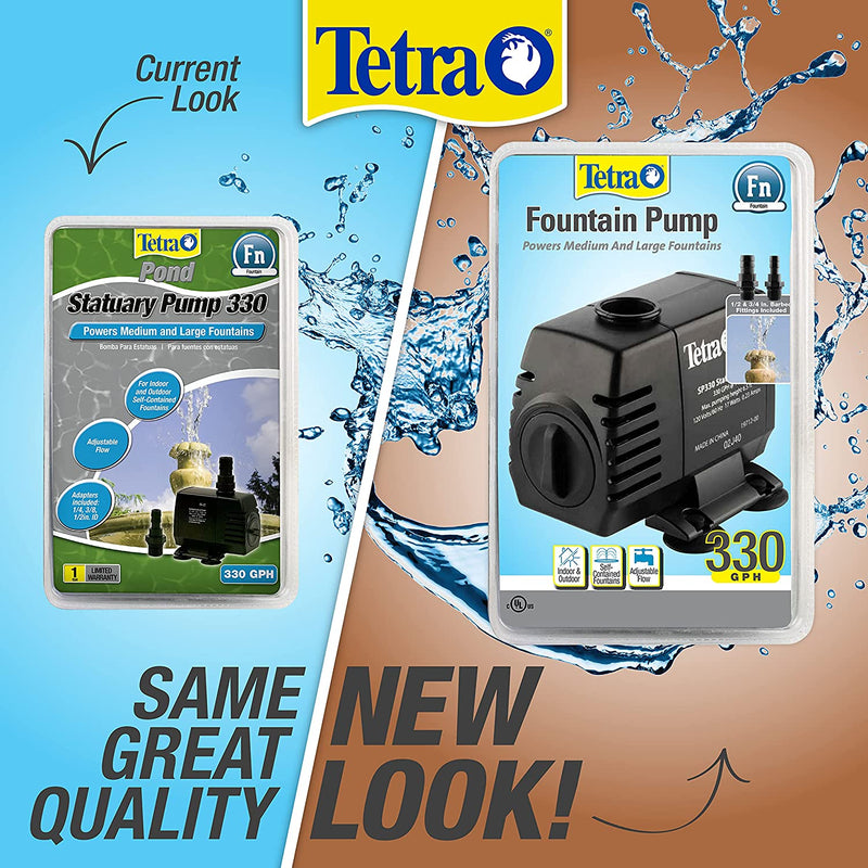 Tetra Fountain Pump 330 GPH For Medium to Large Fountains - MFG