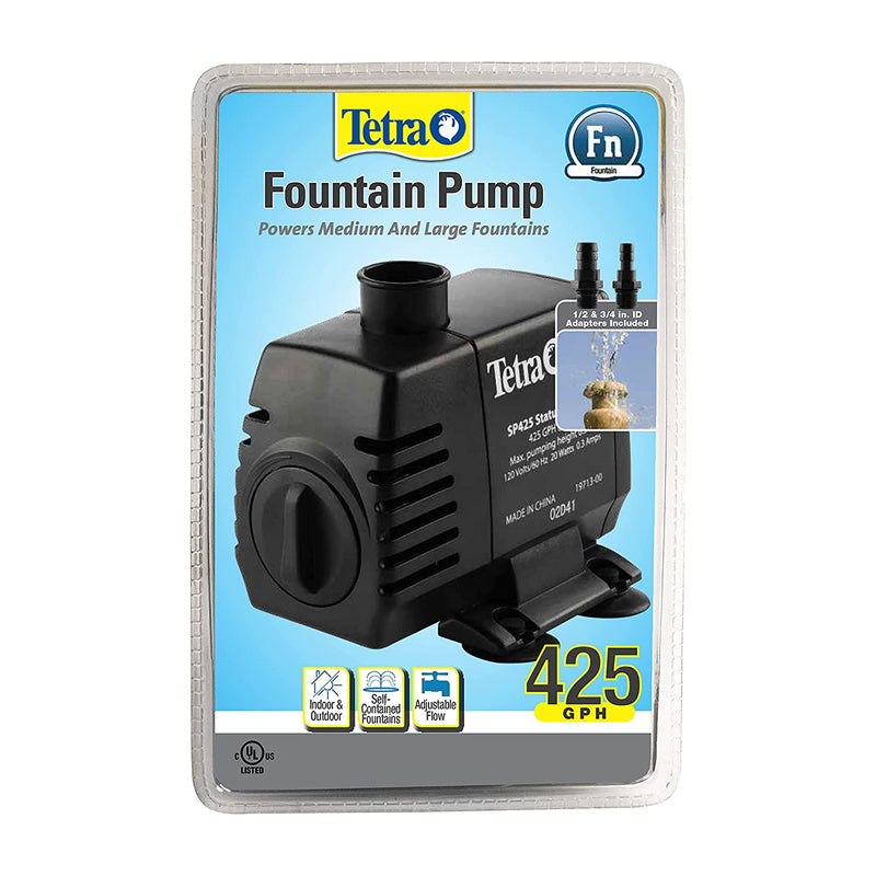 Tetra Fountain Pump 425 GPH For Medium to Large Fountains Water Pump