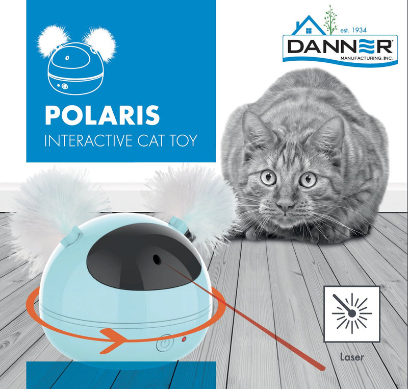 Danner Home Collection Polaris Interactive Cat Toy Blue - MFG