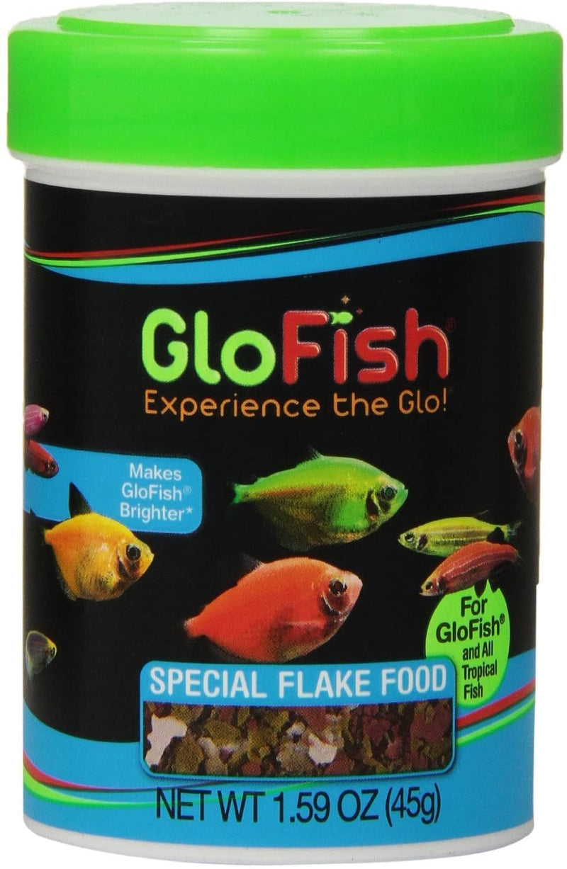 Tetra GloFish Special Flake Food For Fish Aquariums & Fish Tanks -1.59 OZ