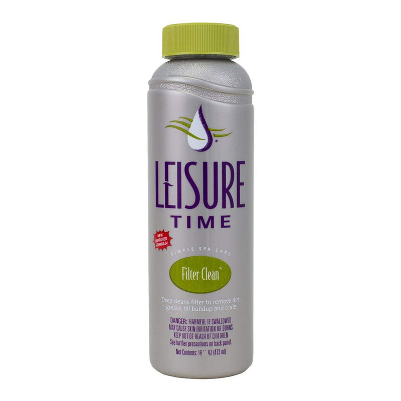Pint Leisure Time Spa Filter Clean For Hot Tubs & Spas Cleaning Formula - N