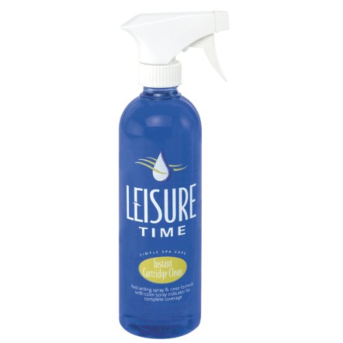 Pint Leisure Time Instant Cartridge Clean Simple Spa Care Spray On Cleaner For Hot Tub & Spa Cartridges - S