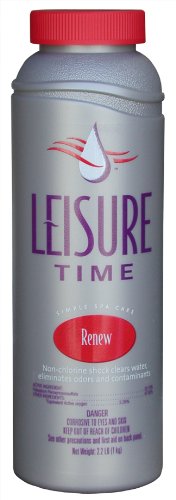 2.2 LB Leisure Time Renew Granular Non-Chlorine Shock Oxidizer Treatment For Hot Tub & Spas RENU2 RENU