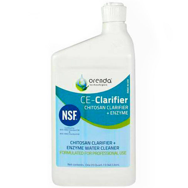 Quart Orenda CE-Clarifier Chitosan Clarifier & Enzyme Water Cleaner - Removes Oils & Non-Living Organics 50140