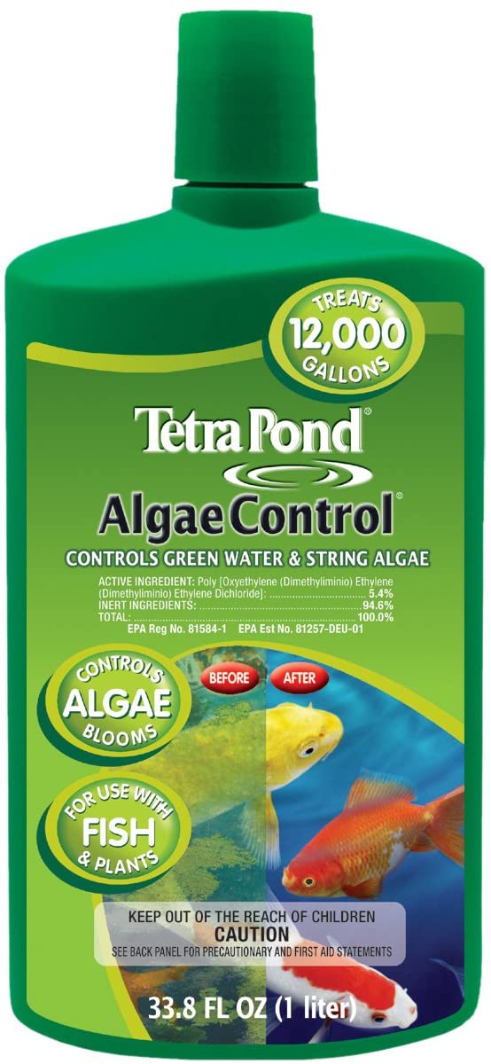 Tetra Pond Algaecontrol for Fish Ponds Controls Algae Green Water  - 33.8 oz