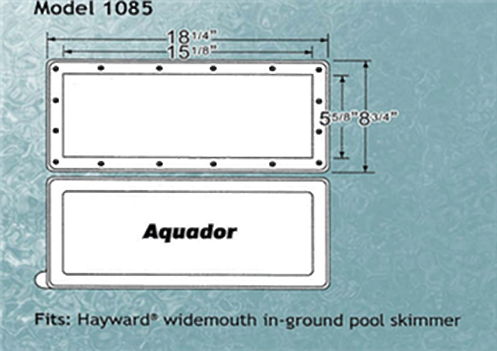 Aquador 71085 Replacement Snap On Lid Only For Hayward SP1085 Skimmer Widemouth 1085