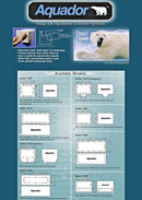 Aquador 1090 Winterizing Skimmer Closure Cover Plate For Hayward SP1090, Olympic, American Products, Seasonmaster Pools