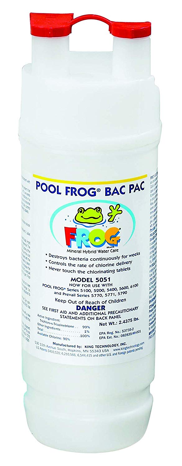 2.2 LB Pool Frog Bac Pac Cartridge Chlorine Replacement Model 5051 -  01-03-5880 01035880