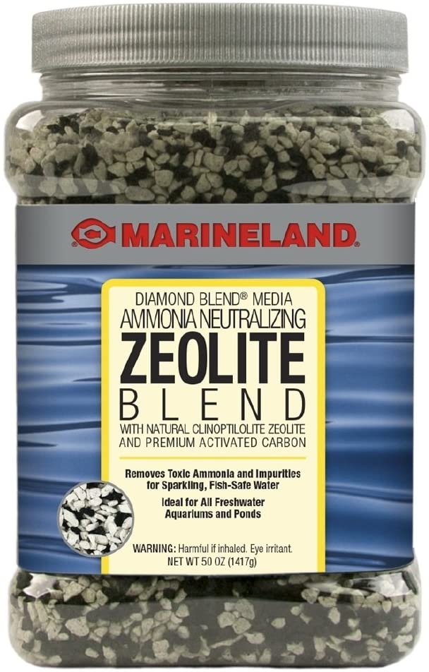 Marineland Diamond Blend Media Ammonia Neutralizing Zeolite Blend 23 OZ for Aquariums - MFG