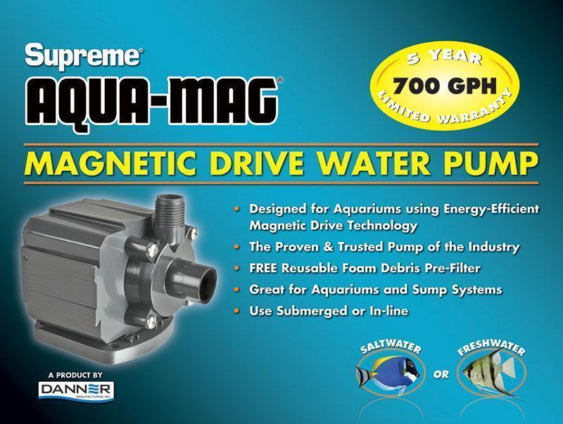 Supreme Aqua-Mag Magnetic Drive Water Pump Model 18 - Danner MFG