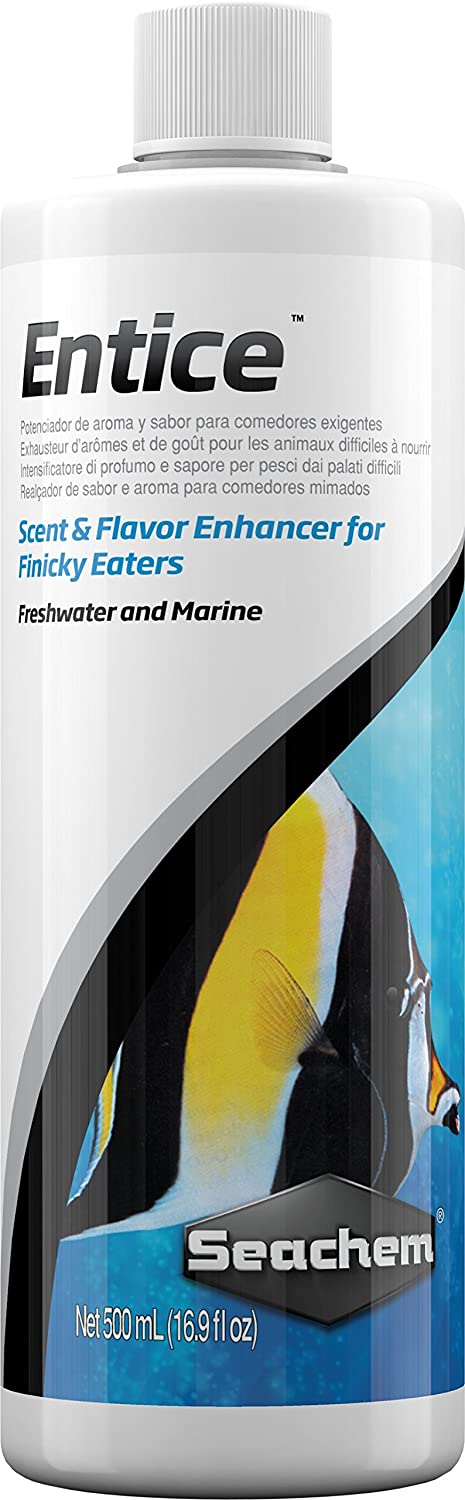 Seachem Entice for Finicky Eaters in Saltwater Marine Aquariums - 500 ML