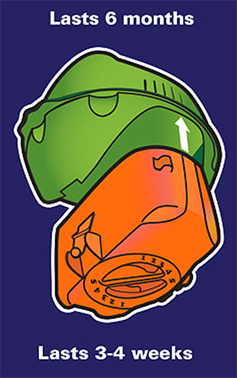 Pool Frog Flippin' Frog XL Replacement Chlorine Cartridge  01-03-8550  01038550