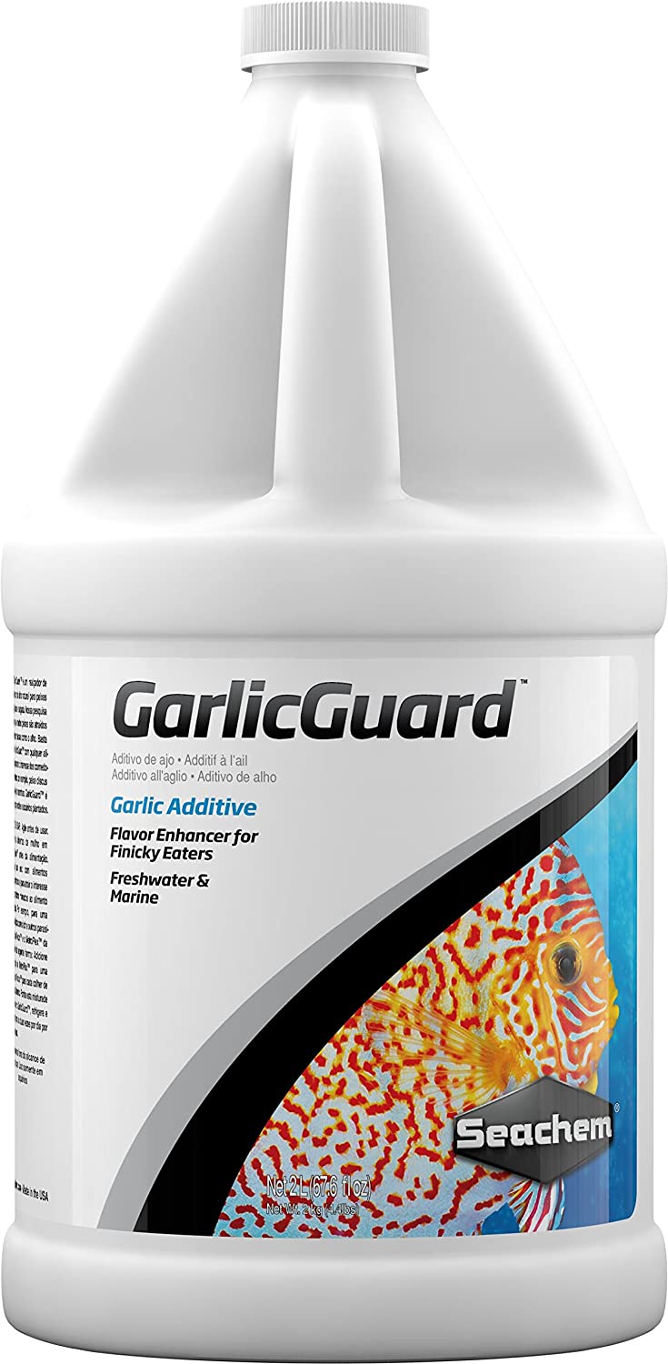 Seachem Garlic Guard Food Enhancer for Fish in All Aquariums - 2 Liter