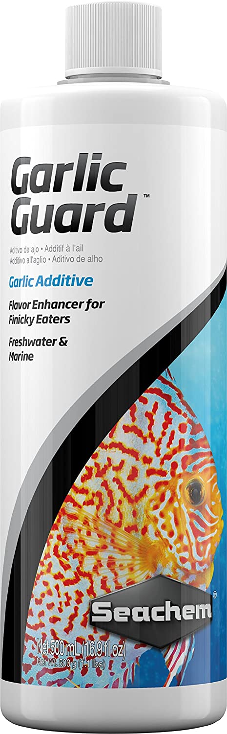 Seachem Garlic Guard Food Enhancer for Fish in All Aquariums - 500 ML