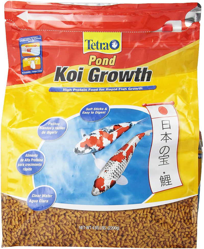 Tetra Pond Koi Growth Sticks Food High Protein For Rapid Fish Growth - 4.85 LB