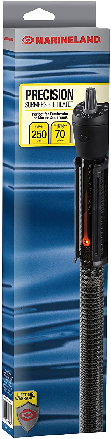 Marineland Aquarium Up Until 70 Gallons Precision Submersible Heater 250 Watt