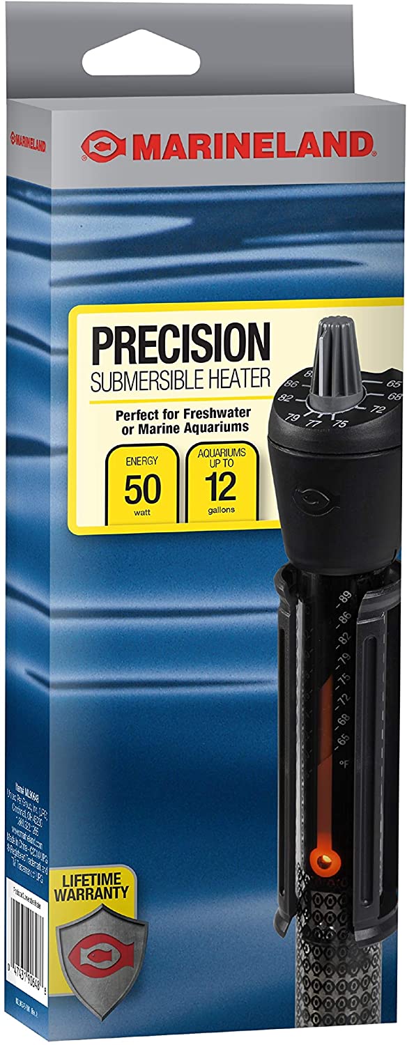 Marineland Aquarium Up Until 12 Gallons Precision Submersible Heater 50 Watt