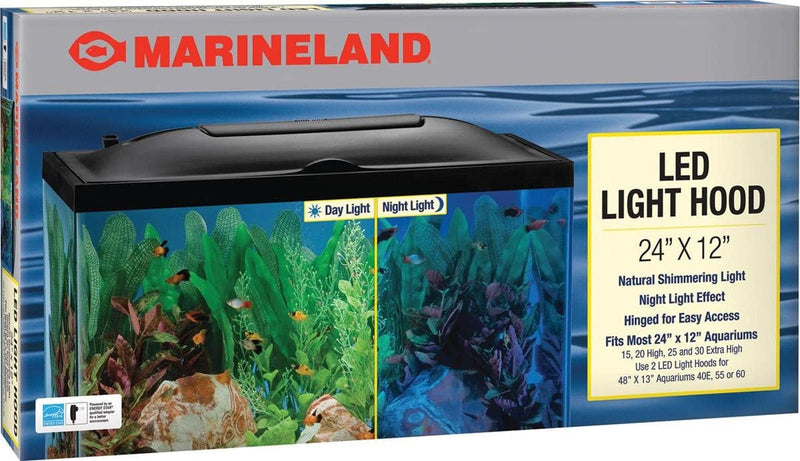 Marineland LED Light Hood for Aquariums & Fish Tanks Sized 24'' by 12'' - MFG