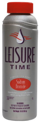 16 oz Leisure Time Sodium Bromide For Hot Tubs & Spas - Simple Spa Care Bromine Reserve BE1