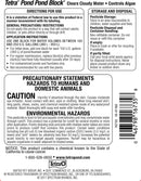 Tetra Pond Block Controls Algae Growth For Ornamental Fish Ponds - 4 Pack