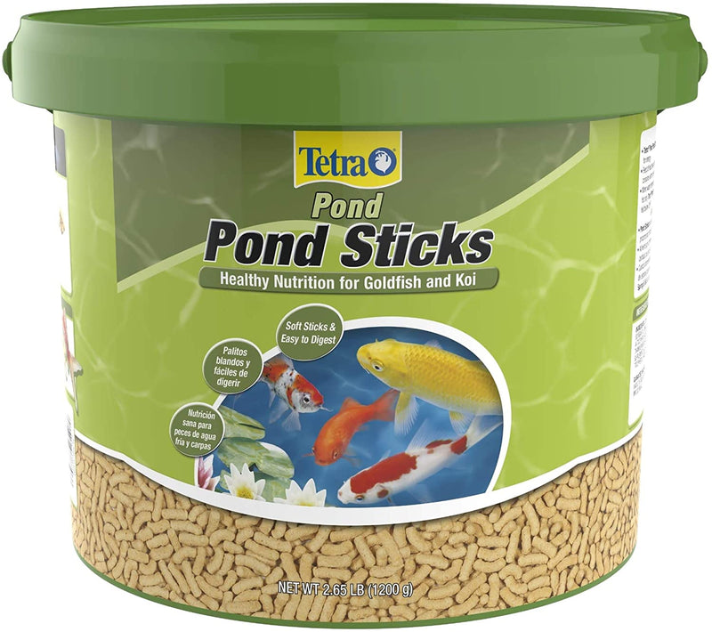 Tetra Pond Floating Soft Sticks for Fish Balanced Diet Daily For Goldfish & Koi - 2.65 LB