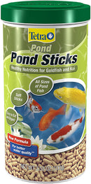 Tetra Pond Floating Soft Sticks for Fish Balanced Diet Daily For Goldfish & Koi - 3.53 OZ