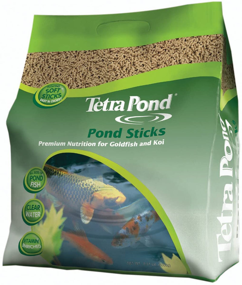 Tetra Pond Floating Soft Sticks for Fish Balanced Diet Daily For Goldfish & Koi - 6.61 LB