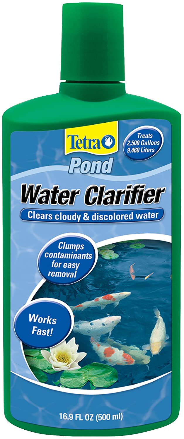 Tetra Pond Liquid Water Clarifier for Fish Ponds Treats 1,250 Gallons - 8.4 oz