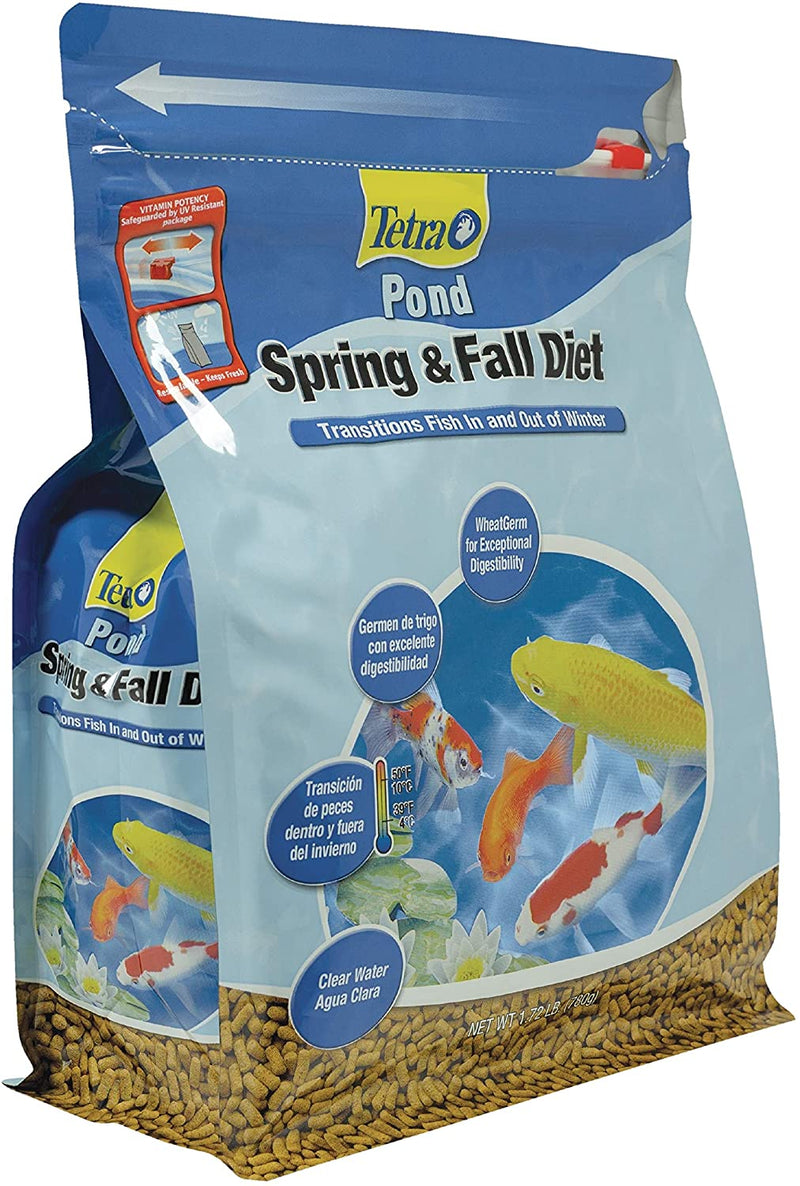 Tetra Pond Spring & Fall Diet For Goldfish & Koi Food - 3.08 LB