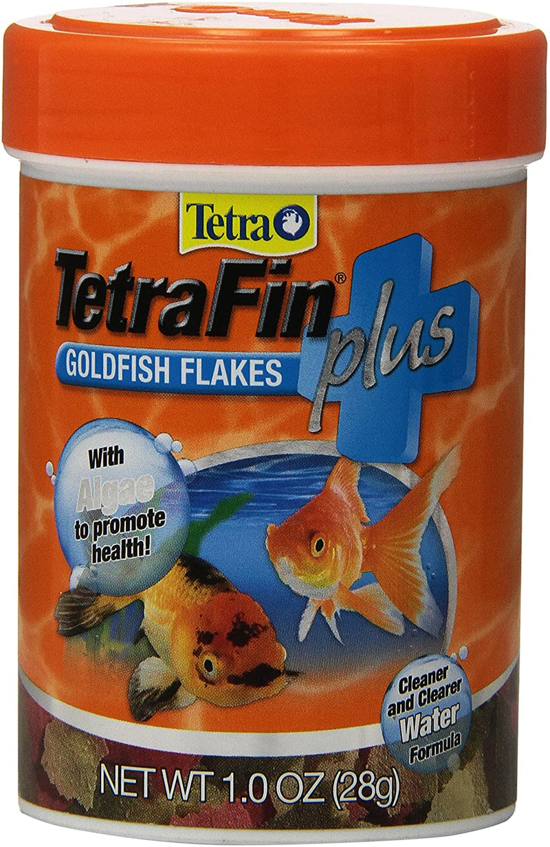 Tetra TetraFin Plus Goldfish Flakes For Aquariums & Fish Tanks - 1 OZ