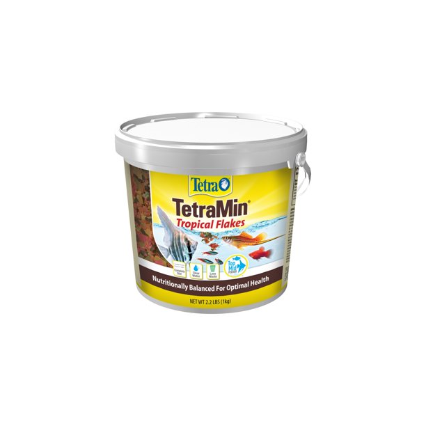 Tetra TetraMin Tropical Flakes For Aquariums & Fish Tanks - 2.2 LB