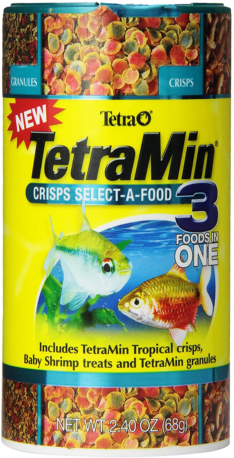 TetraMin Crisps Select-A-Food For Aquariums & Fish Tanks - 2.4  OZ