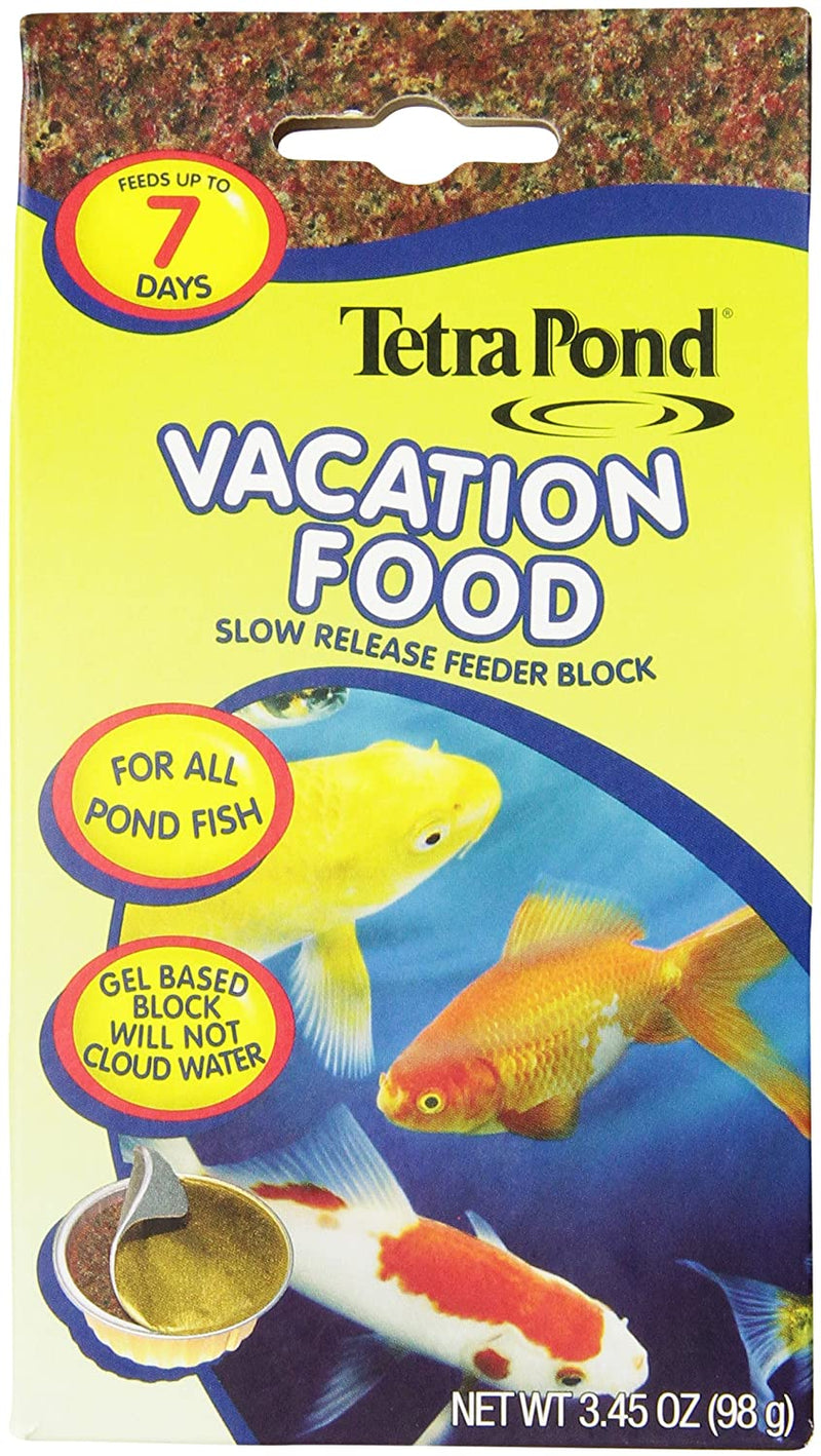 Tetra Pond Vacation Food Slow Release Feeder Block for All Pond Fish - 3.45 OZ