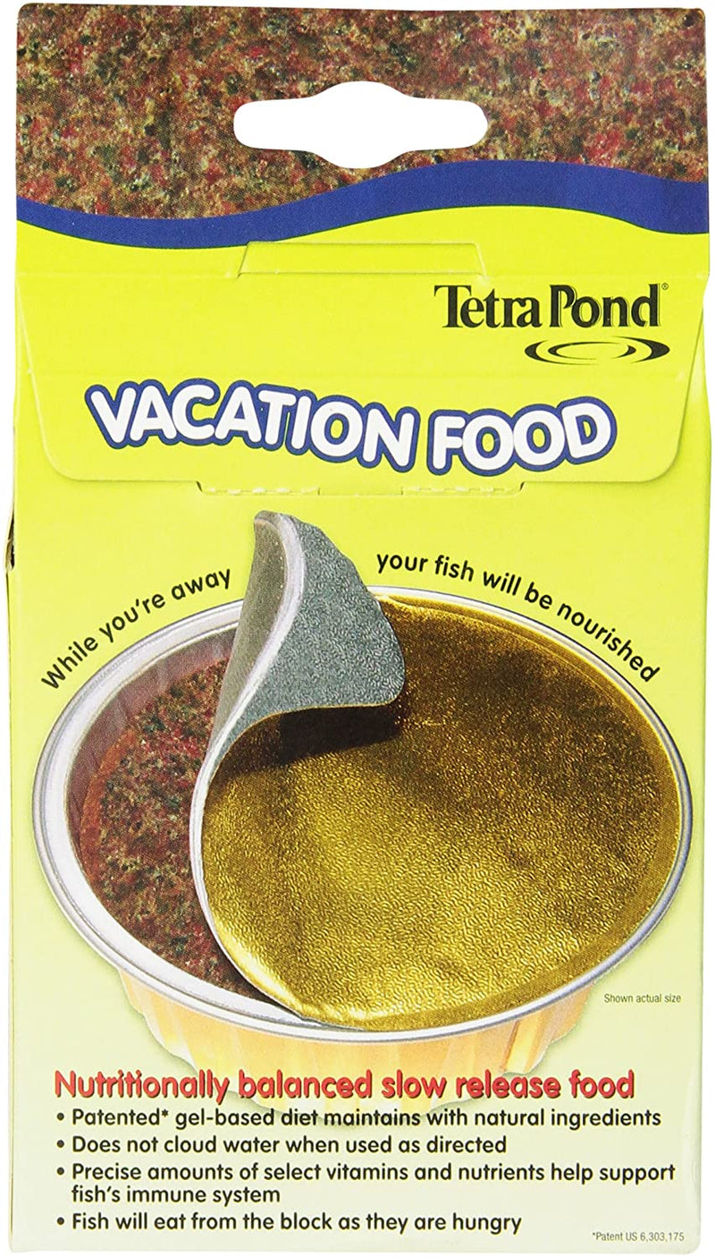 Tetra Pond Vacation Food Slow Release Feeder Block for All Pond Fish - 3.45 OZ