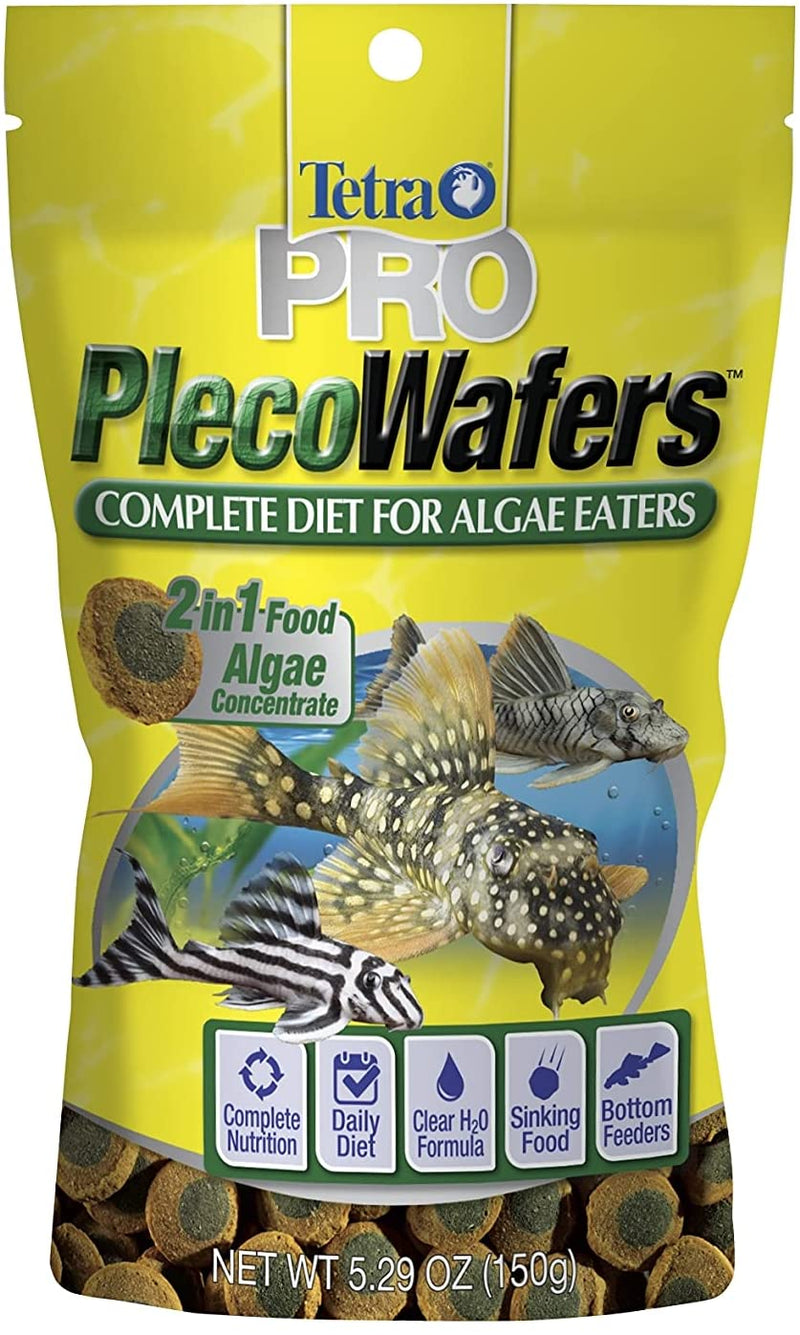 Tetra Pro Placowafers Complete Diet For Algae Eating Fish Aquariums & Tanks - 5.29  OZ