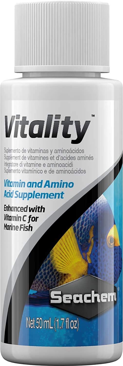 Seachem Vitality Vitamin & Amino Acid Supplement for Marine Saltwater Aquariums - 50 ML