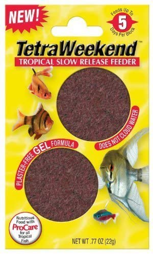 Tetra TetraWeekend Tropical Feeding Block Used in Aquariums & Fish Tanks - 0.85 oz