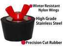 #9 Winter Plug 1 1/2 Inch Pipe & 1 3/4 Inch Fitting Rubber Expansion For Winterizing Pools & Spas By Technical Products